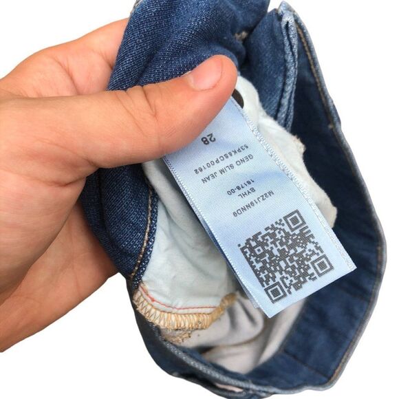 True Religion Jeans Size 28 GENO Slim Blue - Picture 6 of 8